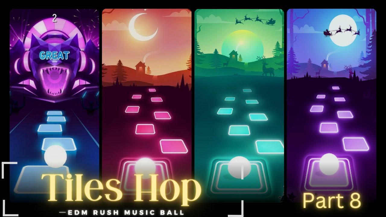 Tiles Hop EDM Rush Music Ball